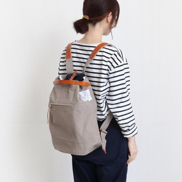 Suolo スオーロ　ナップサック　グレー