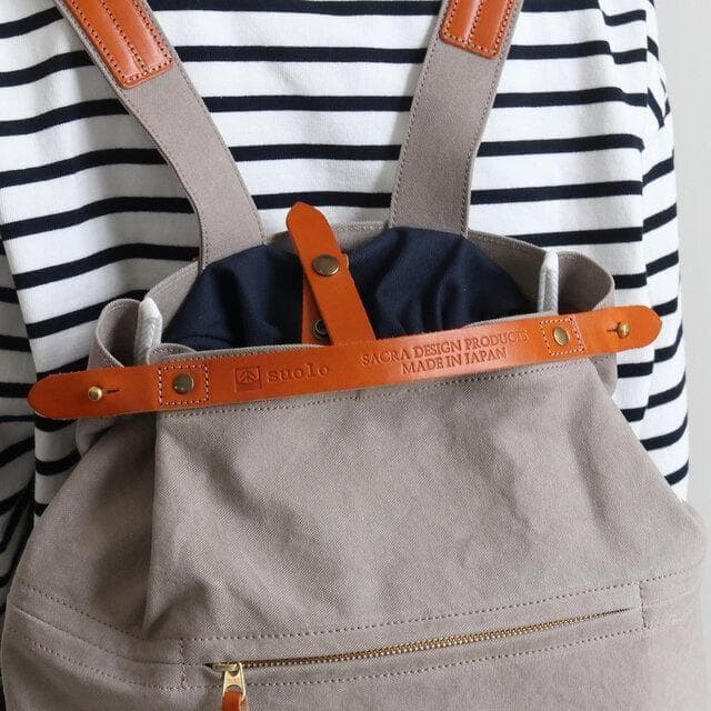 Suolo スオーロ　ナップサック　グレー