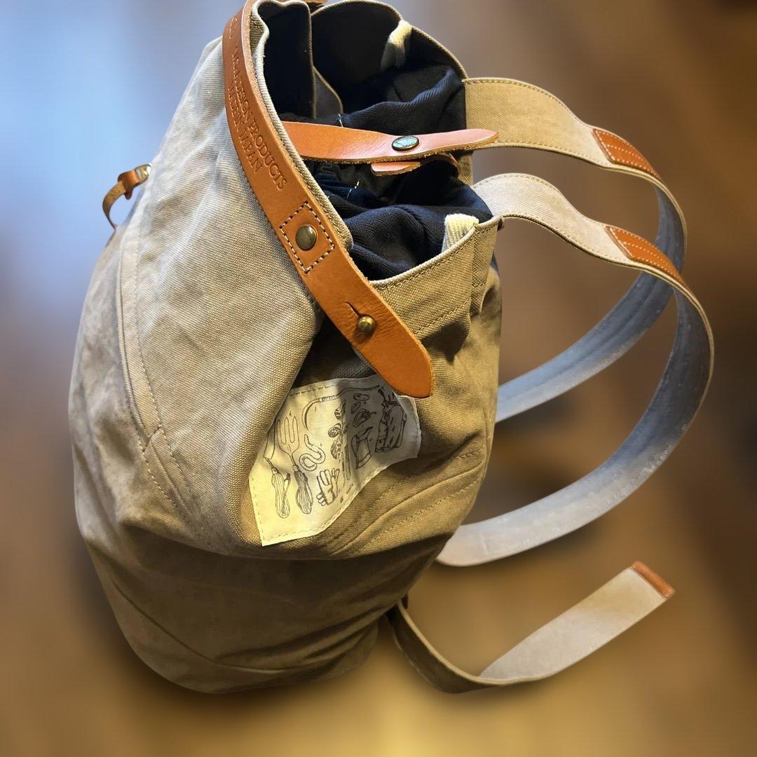 Suolo スオーロ　ナップサック　グレー