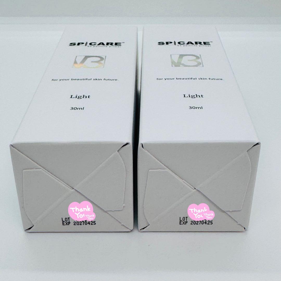 スピケアV3 ハリデイリークリーム+パーティクルプライマー ライト×2個★正規品