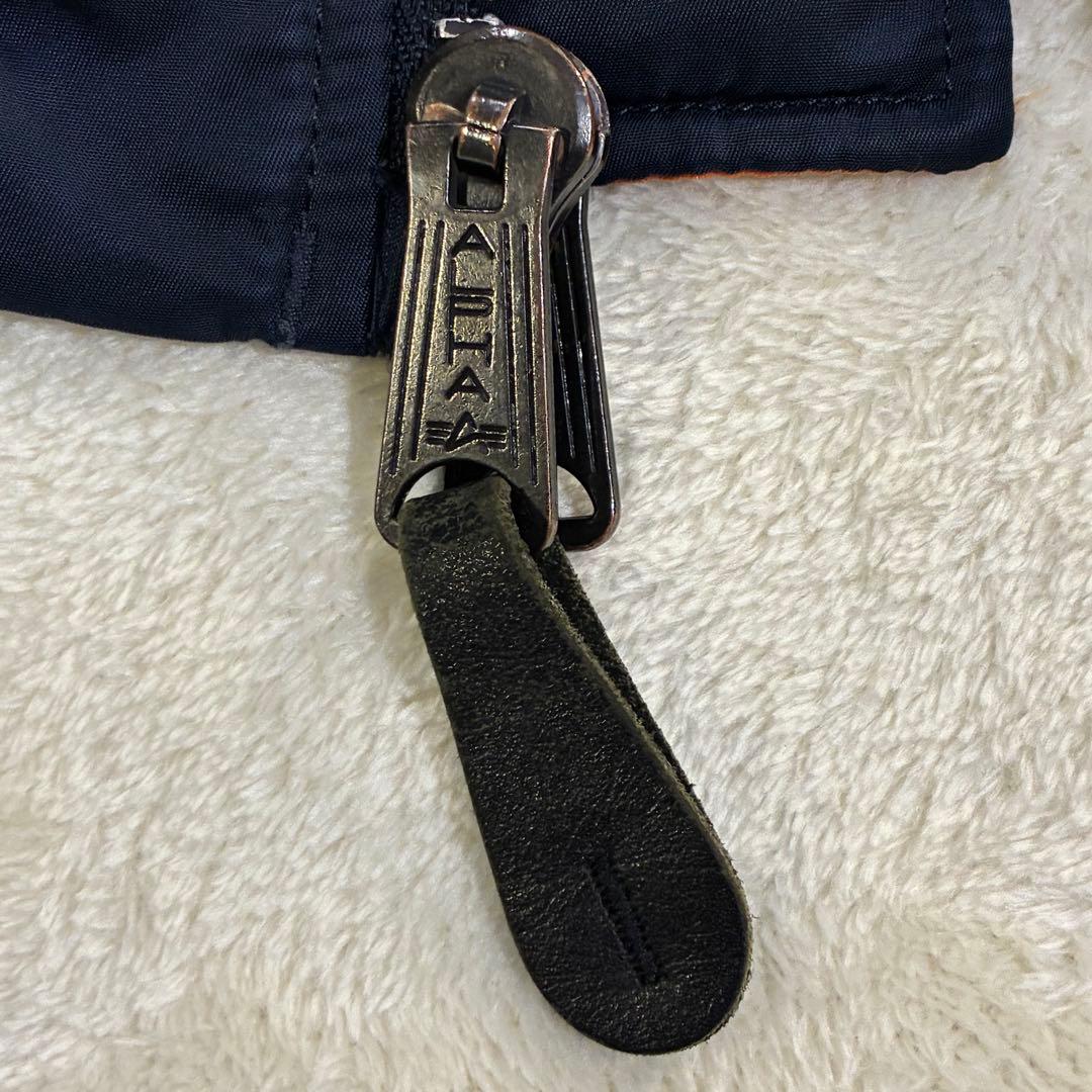 ALPHA MA-1 フライトジャケット S ネイビー メンズ アルファ