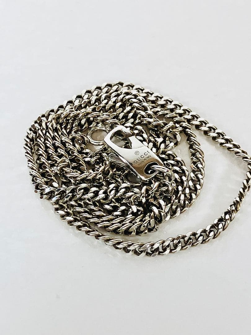 【超美品】GUCCI 喜平チェーン ネックレス 男女兼用　SV925 2.5ミリ