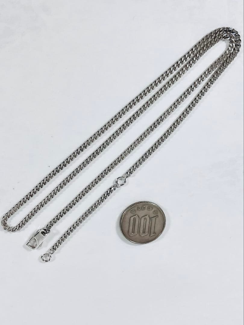 【超美品】GUCCI 喜平チェーン ネックレス 男女兼用　SV925 2.5ミリ