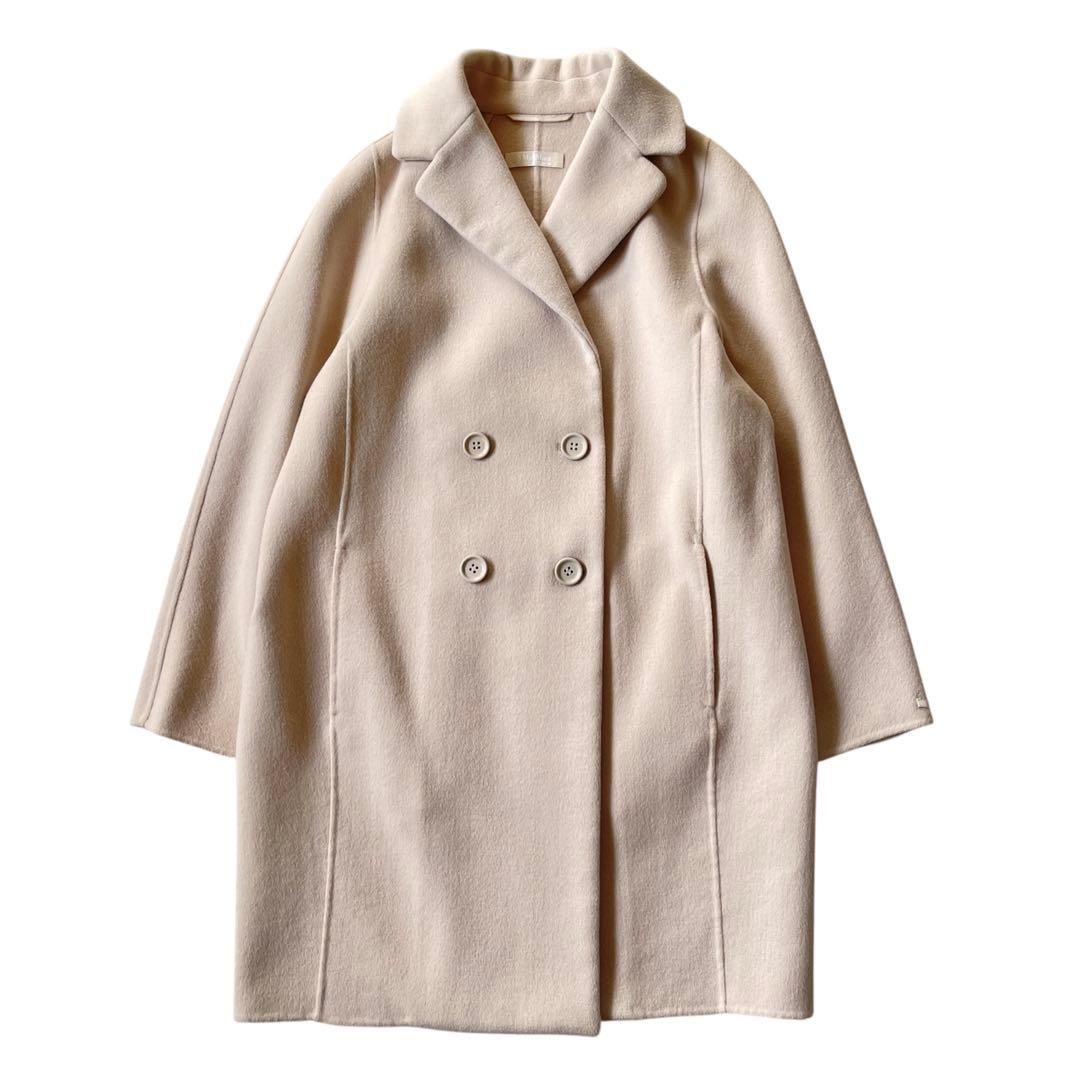 綺麗✨ マックスマーラ クチートアマーノ ロングコート ダブルフェイス アンゴラ