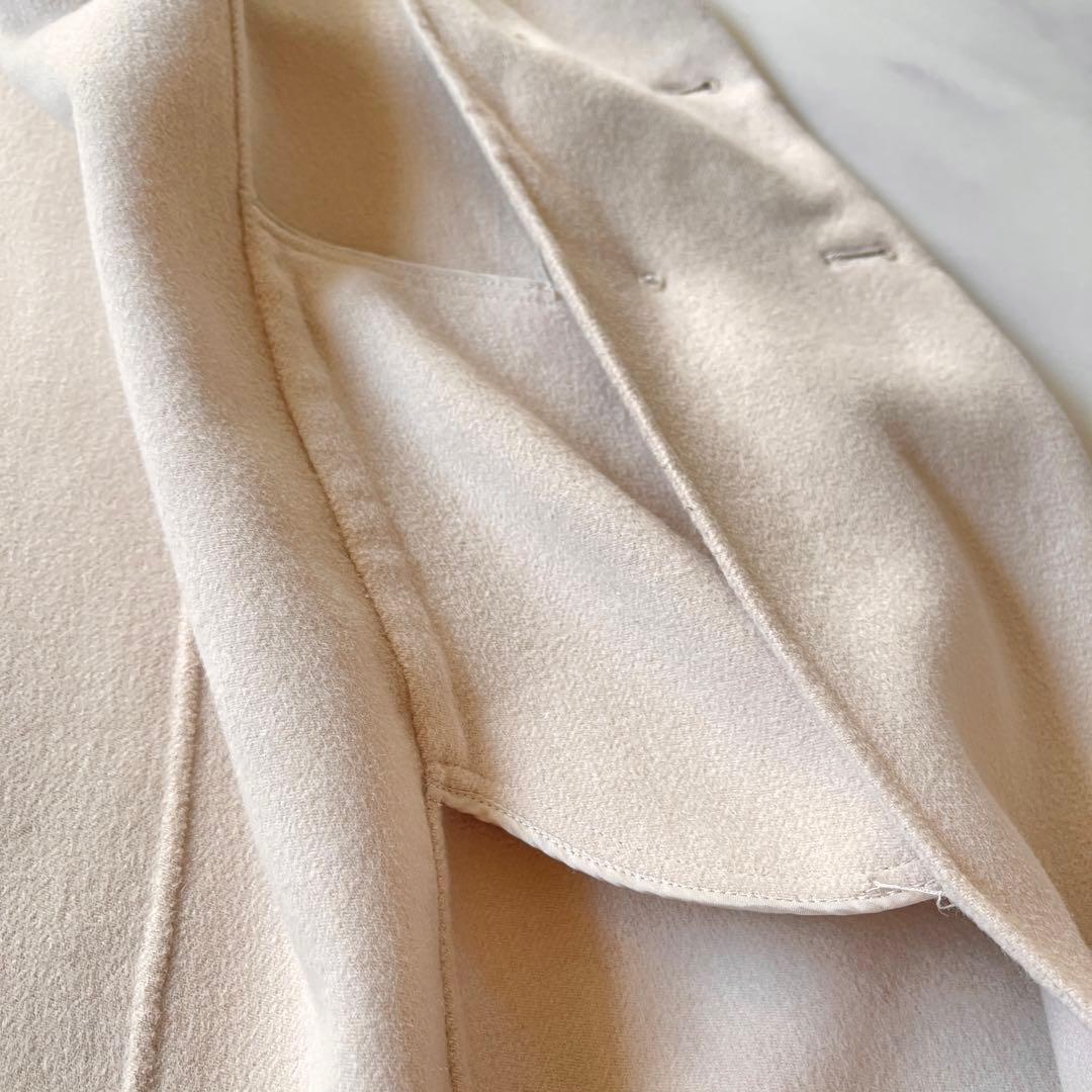 綺麗✨ マックスマーラ クチートアマーノ ロングコート ダブルフェイス アンゴラ