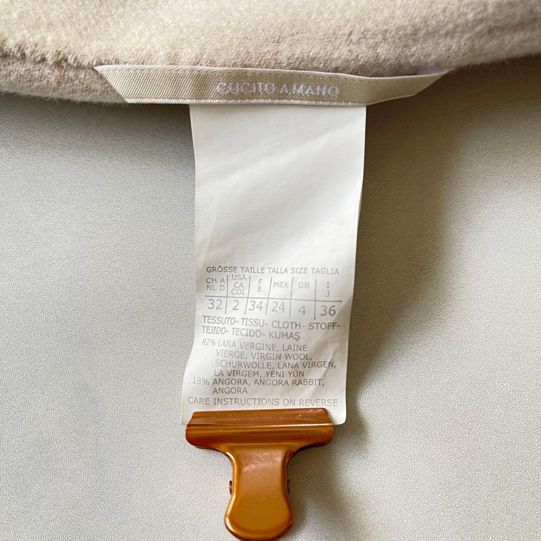 綺麗✨ マックスマーラ クチートアマーノ ロングコート ダブルフェイス アンゴラ