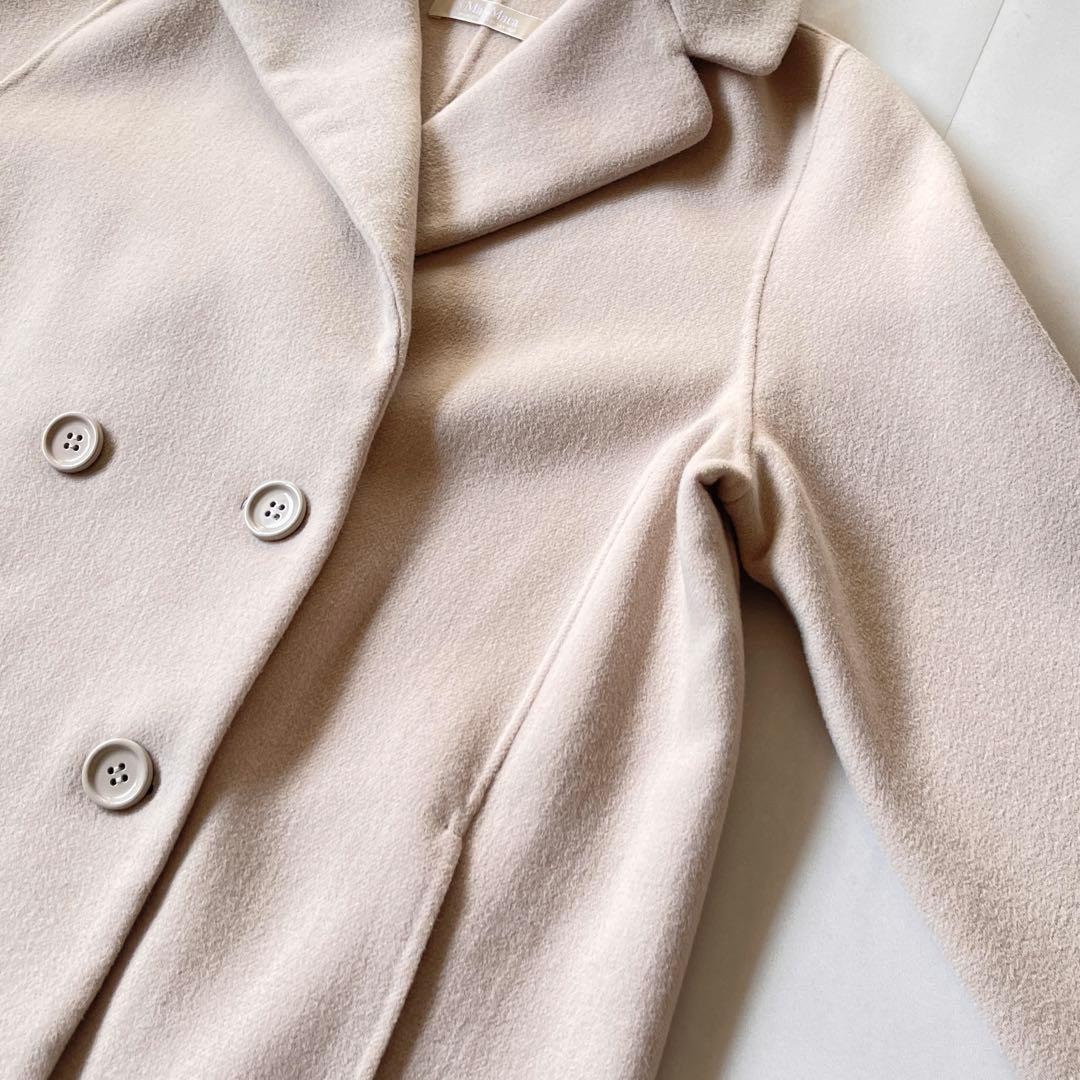 綺麗✨ マックスマーラ クチートアマーノ ロングコート ダブルフェイス アンゴラ