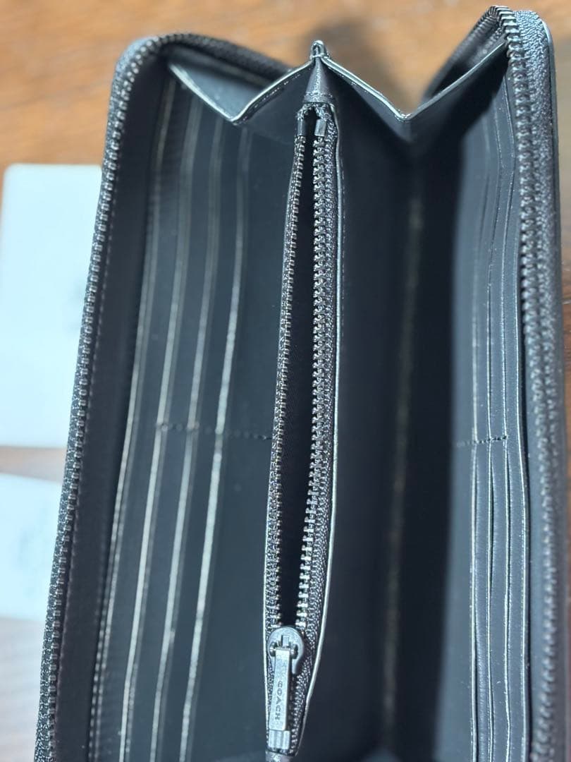 コーチ メタリック カモ プリント 長財布 F30280GRM 迷彩 カモフラ