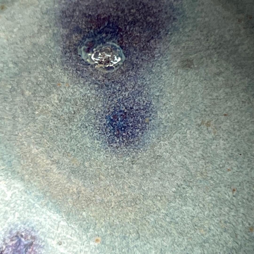 鈞窯天藍釉紫斑高足盃台 唐物 中国古玩 中国美術 A926