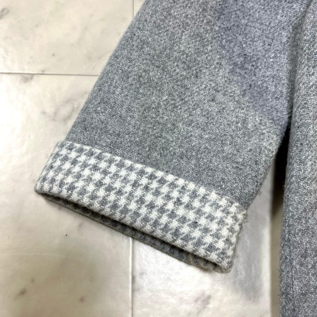 極美品♪レリアン2024AW 一重仕立てコート　定価16万　グレー　大きいサイズ