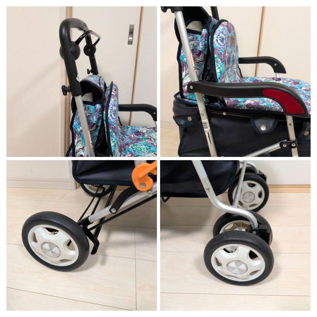 幸和製作所　ウォーキングステッキキャスター(杖立て付) 300