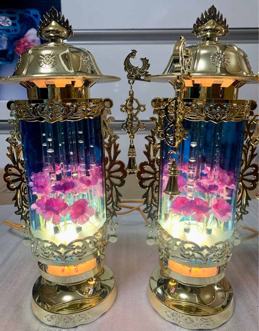 バブル7号　盆提灯 水明灯　(仏具、仏壇)