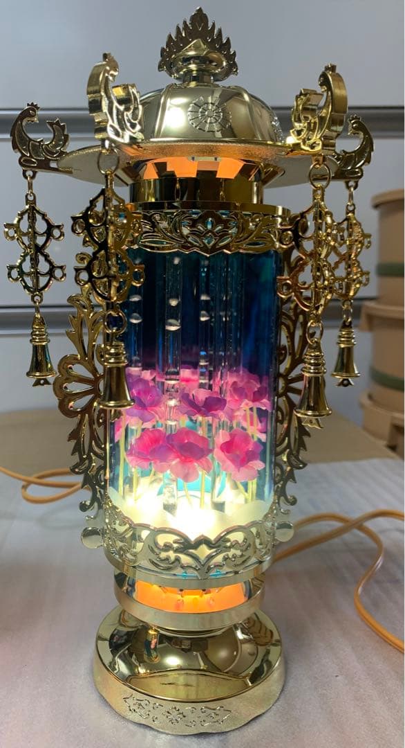 バブル7号　盆提灯 水明灯　(仏具、仏壇)