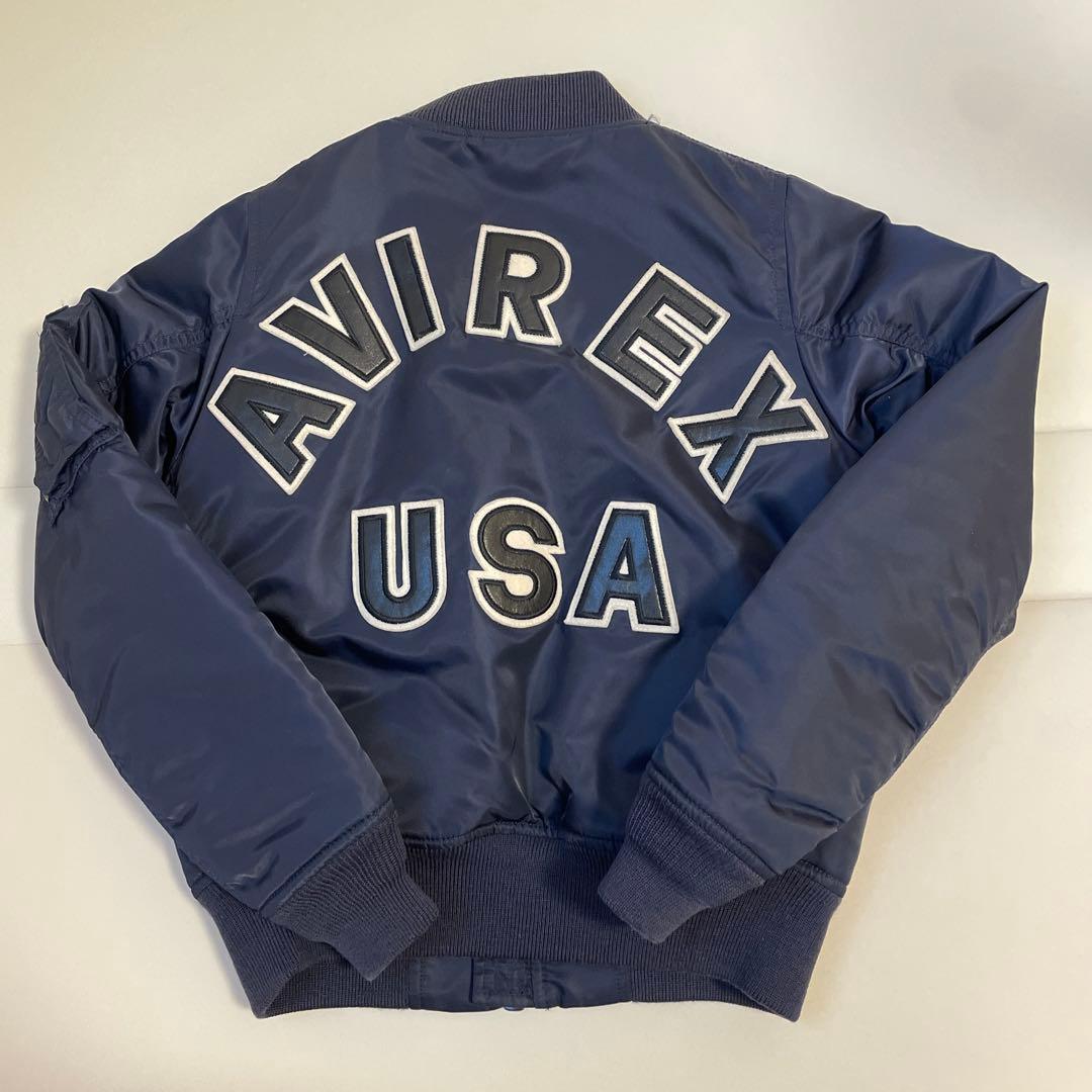 AVIREX MA-1 Sサイズ　ネイビー
