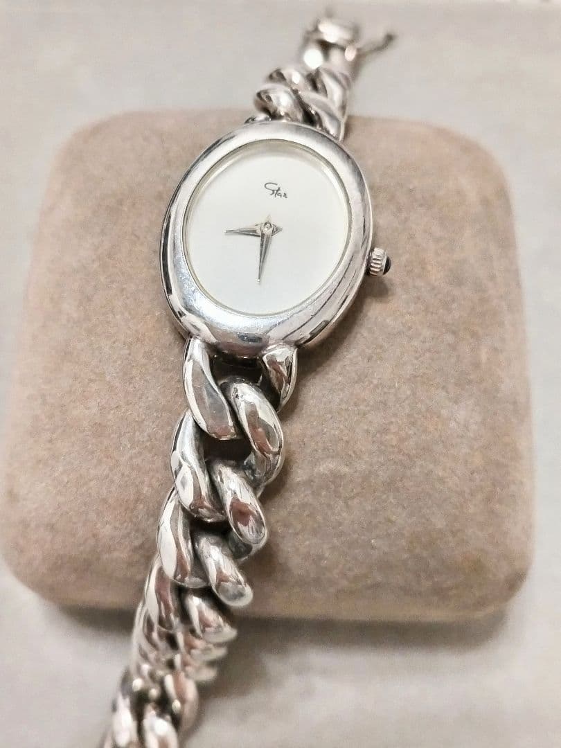 Sora　スタージュエリー　ブレスレットタイプ　シルバーウォッチ