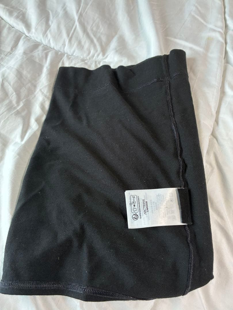 アークテリクス　ローLTウールネックゲイター　黒　rho lt wool