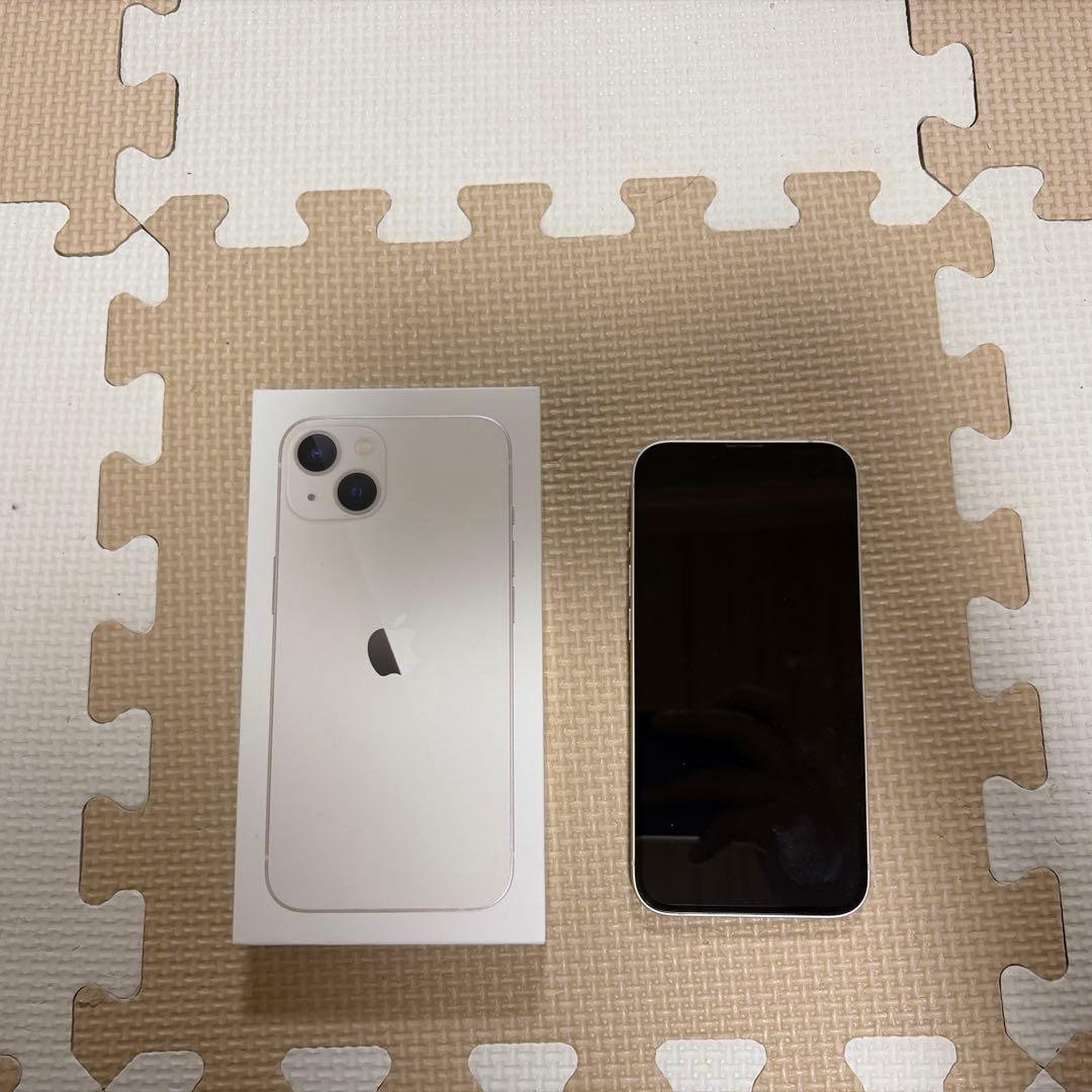iPhone 13 128GB スターライト　ホワイト　箱付