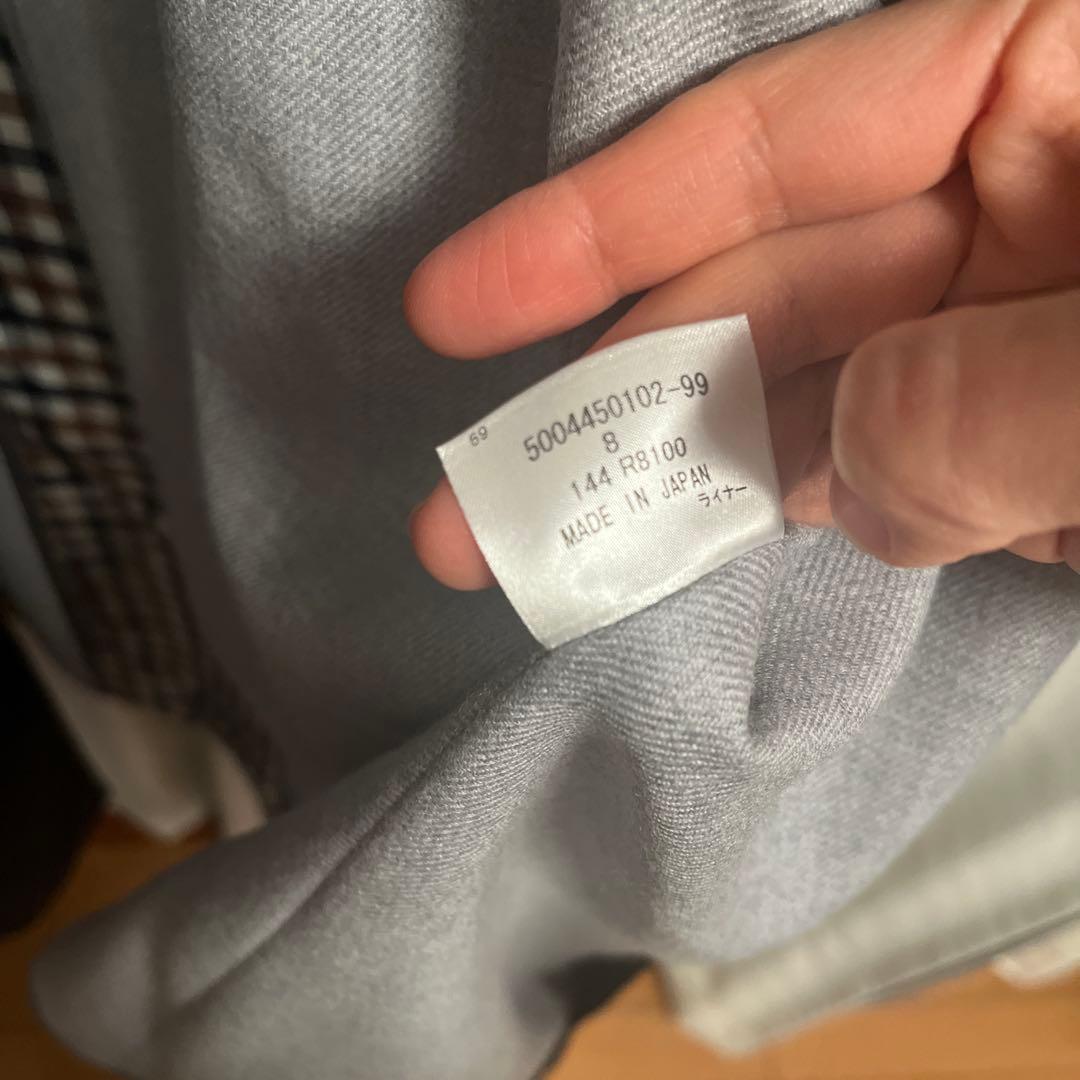 美品　Aquascutum ブラック　ロングコート　サイズ8