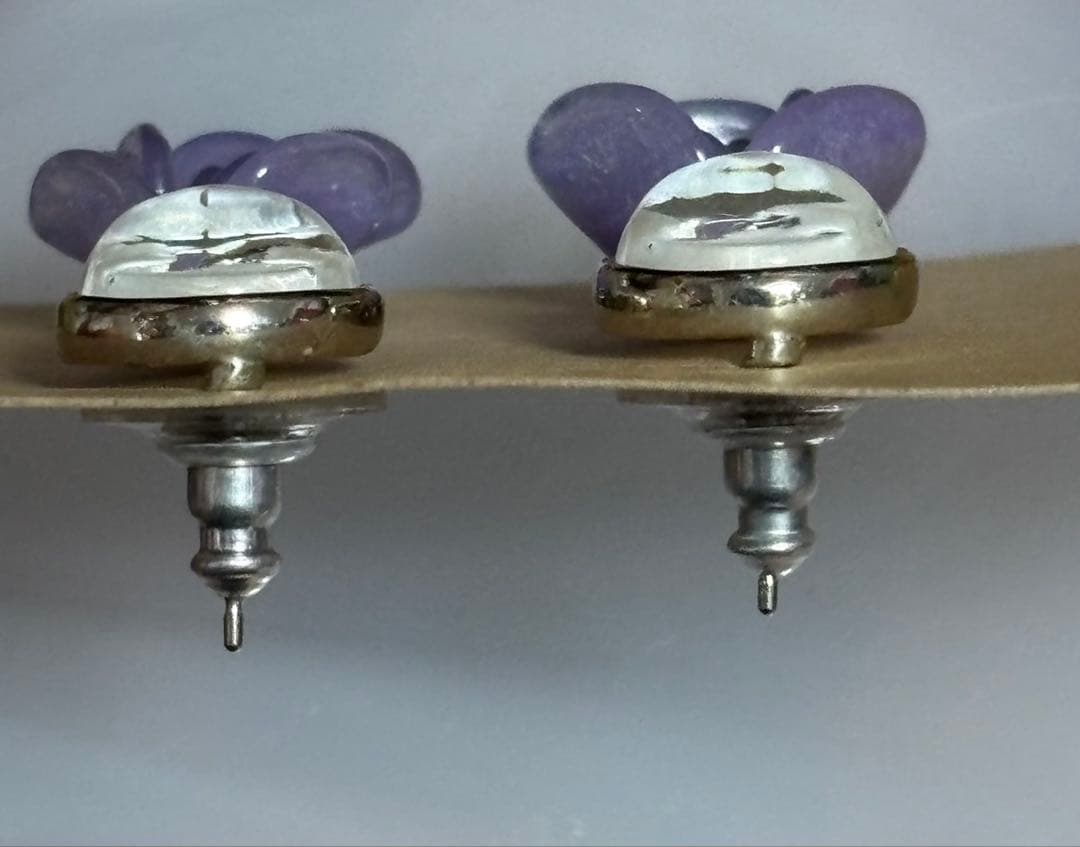 シャネル CHANEL ヴィンテージ カメリア ココマーク ピアス