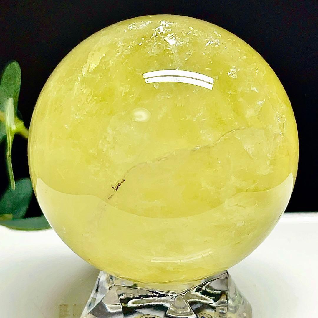 シトリン　丸玉　スフィア　黄水晶　天然石　パワーストーン　【超美品】 2