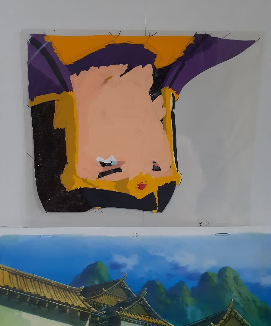 値引中【希少美品】アニメセル画 横山光輝三国志『劉備』(※着払いのみ)