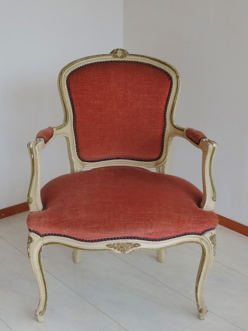 ロココ調 アンティーク 椅子 ヴィンテージ 猫足