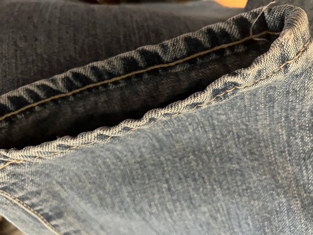 【お値下げ】北欧暮らしの道具店　テーパードデニム　ブルー