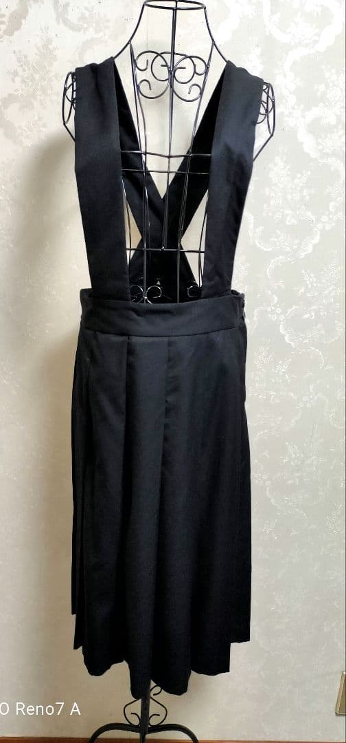 BLACK COMMEdesGARCONS 吊りスカート