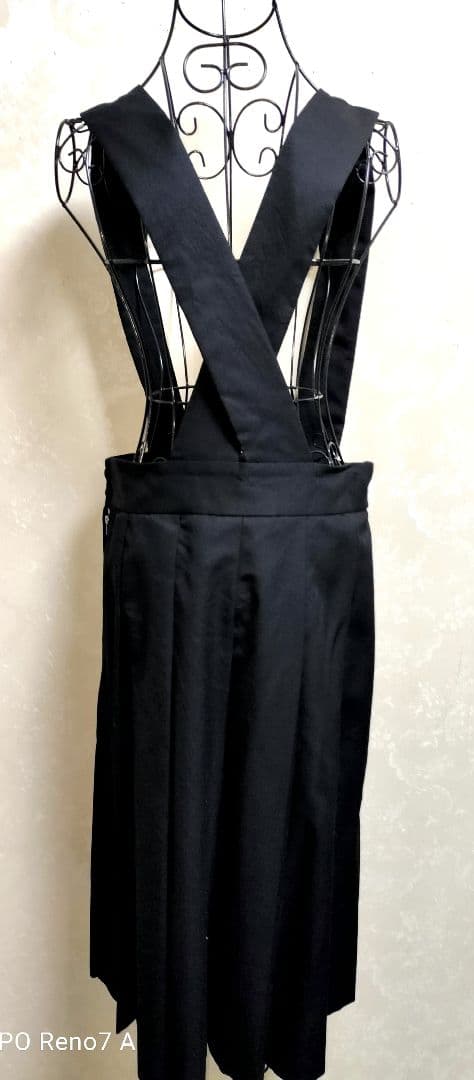 BLACK COMMEdesGARCONS 吊りスカート