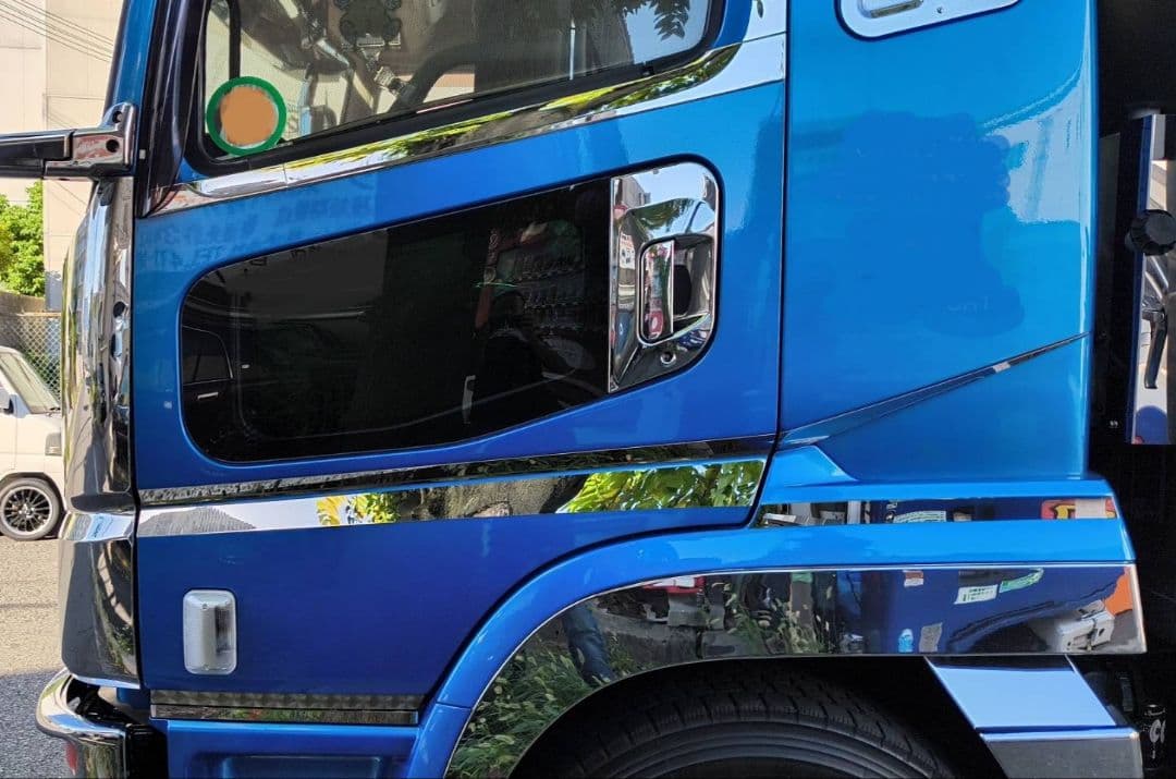 17スーパーグレート等　サイドライン　タイプB　鱗ステンレス　オリジナル