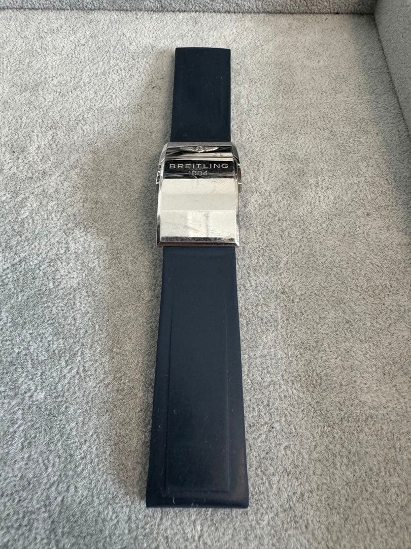 ブライトリング 純正ラバー ベルト BREITLING ラバーベルト 紺色