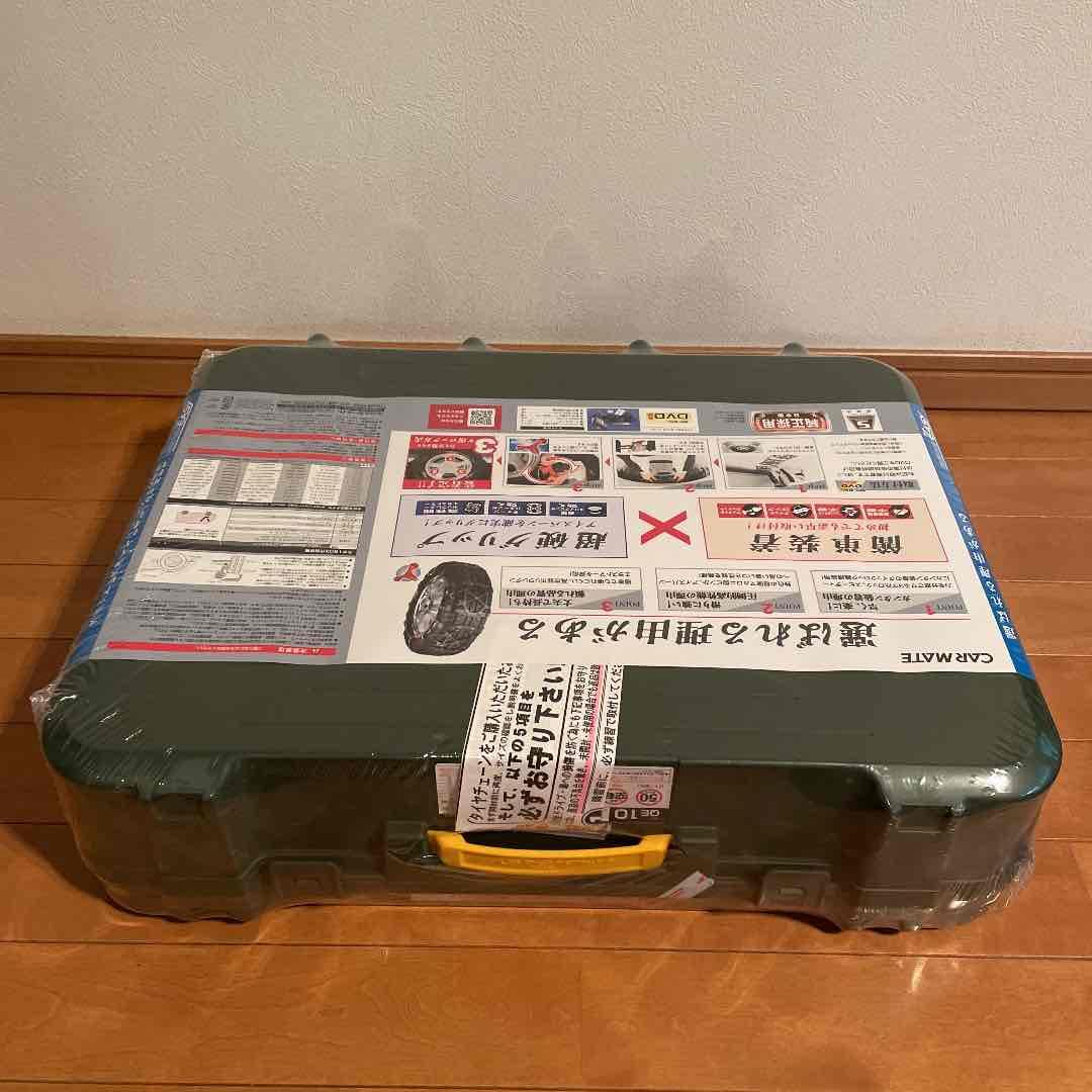 未使用品 QE10 非金属タイヤチェーン バイアスロン クイックイージー