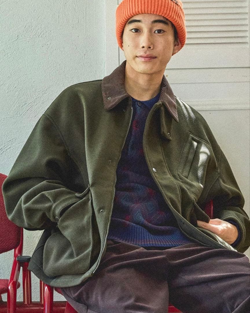 【Niko and…】ウーリーテックハンティングブルゾン