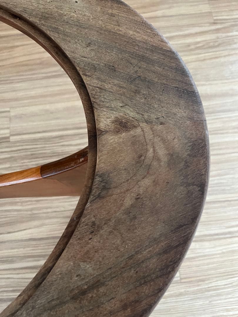 【G-PLAN】　ガラスコーヒーテーブル　オーバル　イギリス家具