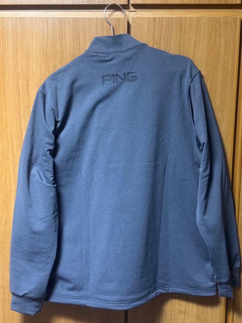 コ*リ様 【新品】PING ハーフジップシャツ　ゴルフウェア　ホワイト　LLサイ
