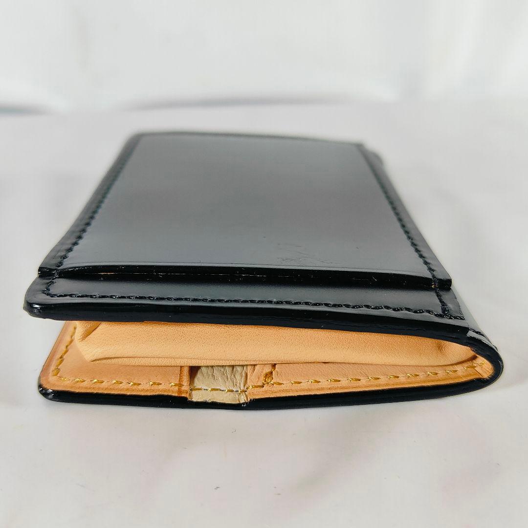 【新品未使用極艶品】【ブラックコードバン】CYPRIS　高級黒艶馬革ケース