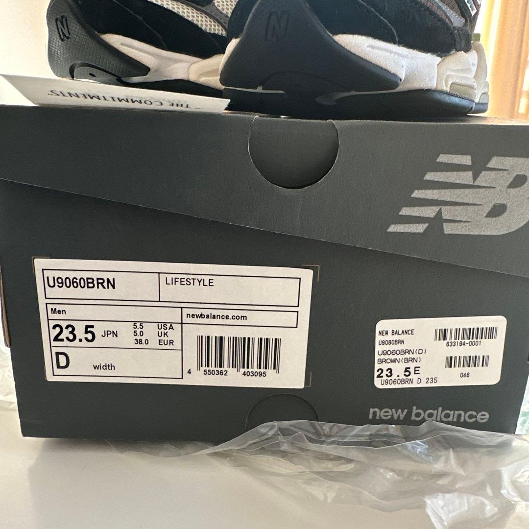 ニューバランス　9060 U9060BRN ブラック　ブラウン　23.5 新品