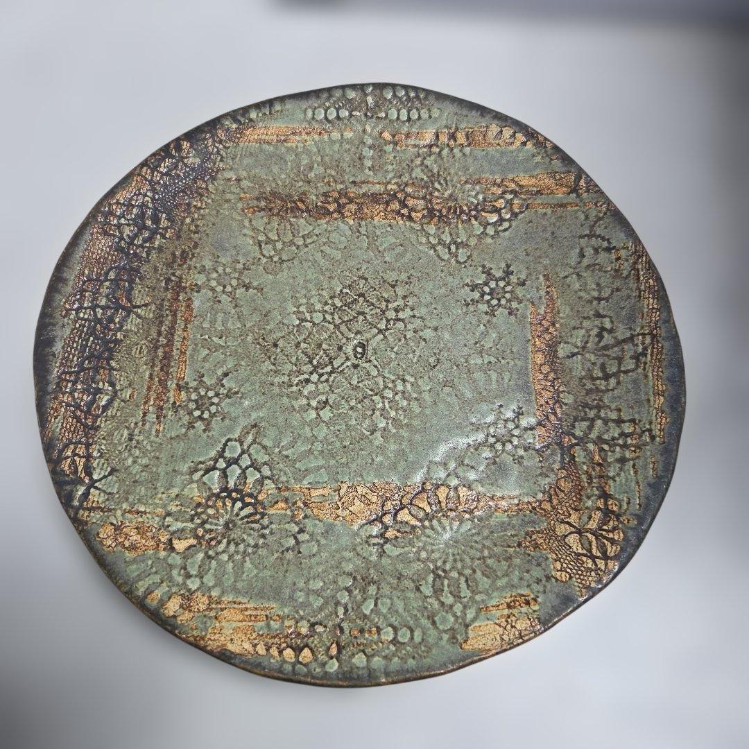 本田あつみ　ドイリープレート　約27cm