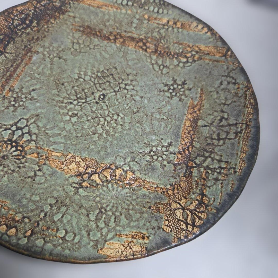 本田あつみ　ドイリープレート　約27cm