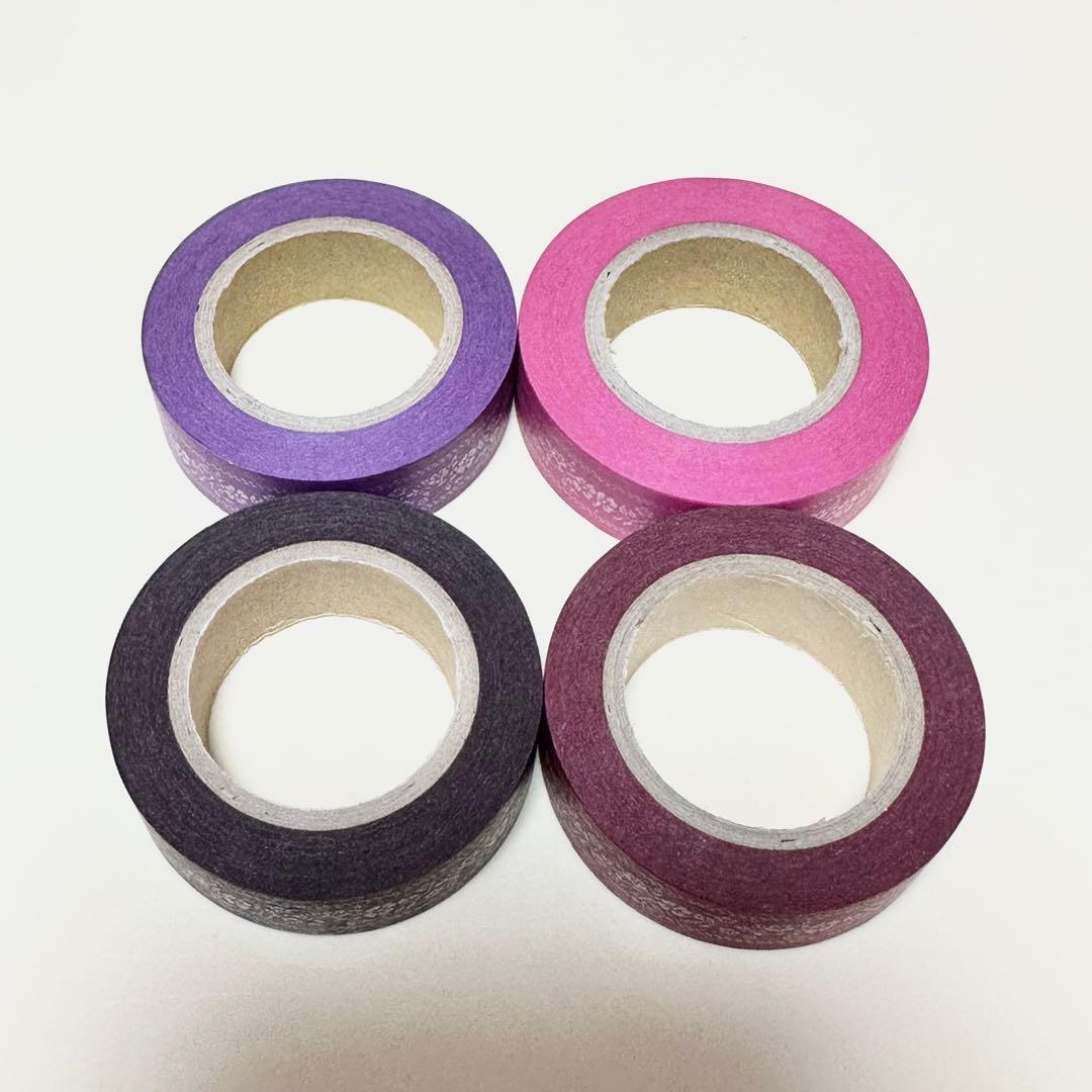 マークス 廃盤マスキングテープ コフレ ドゥ クチュリエ2 花 4本セット 中古