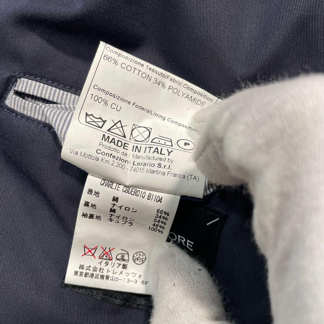 タリアトーレ ブリッラ CHARLIE ダブルブレストコート ネイビー 50