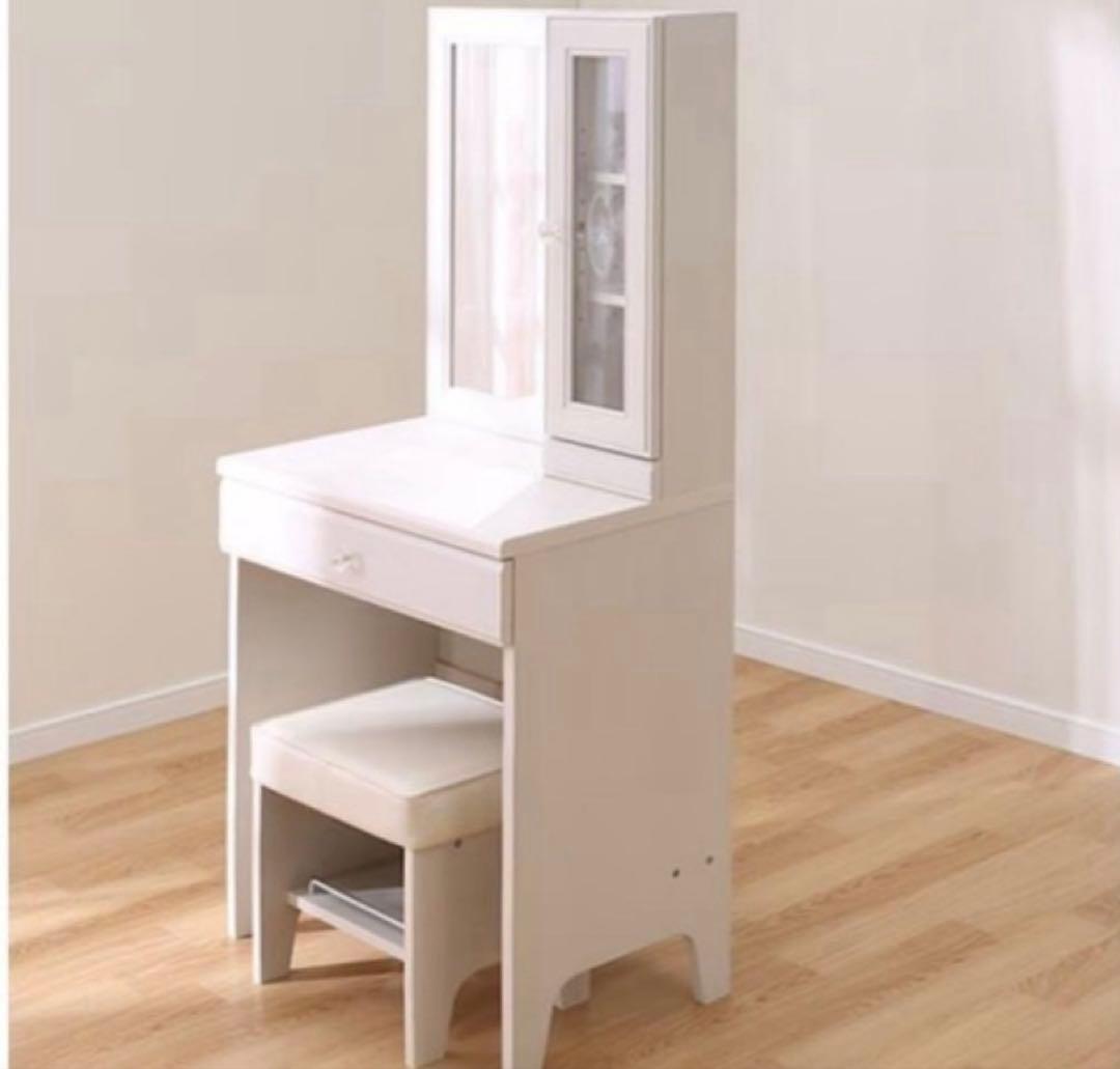 ドレッサー(フェリベーネ FEL1360 WH) ニトリ ビジュー 鏡台 化粧台