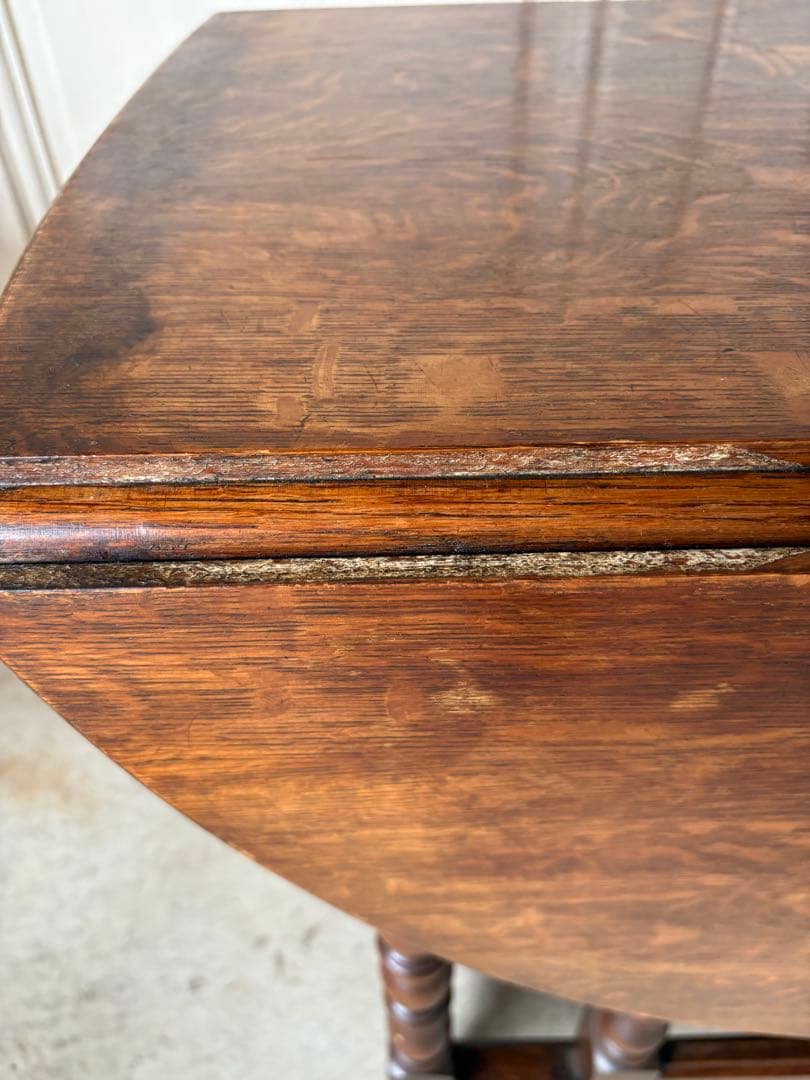 オーク　バタフライテーブル/アンティーク