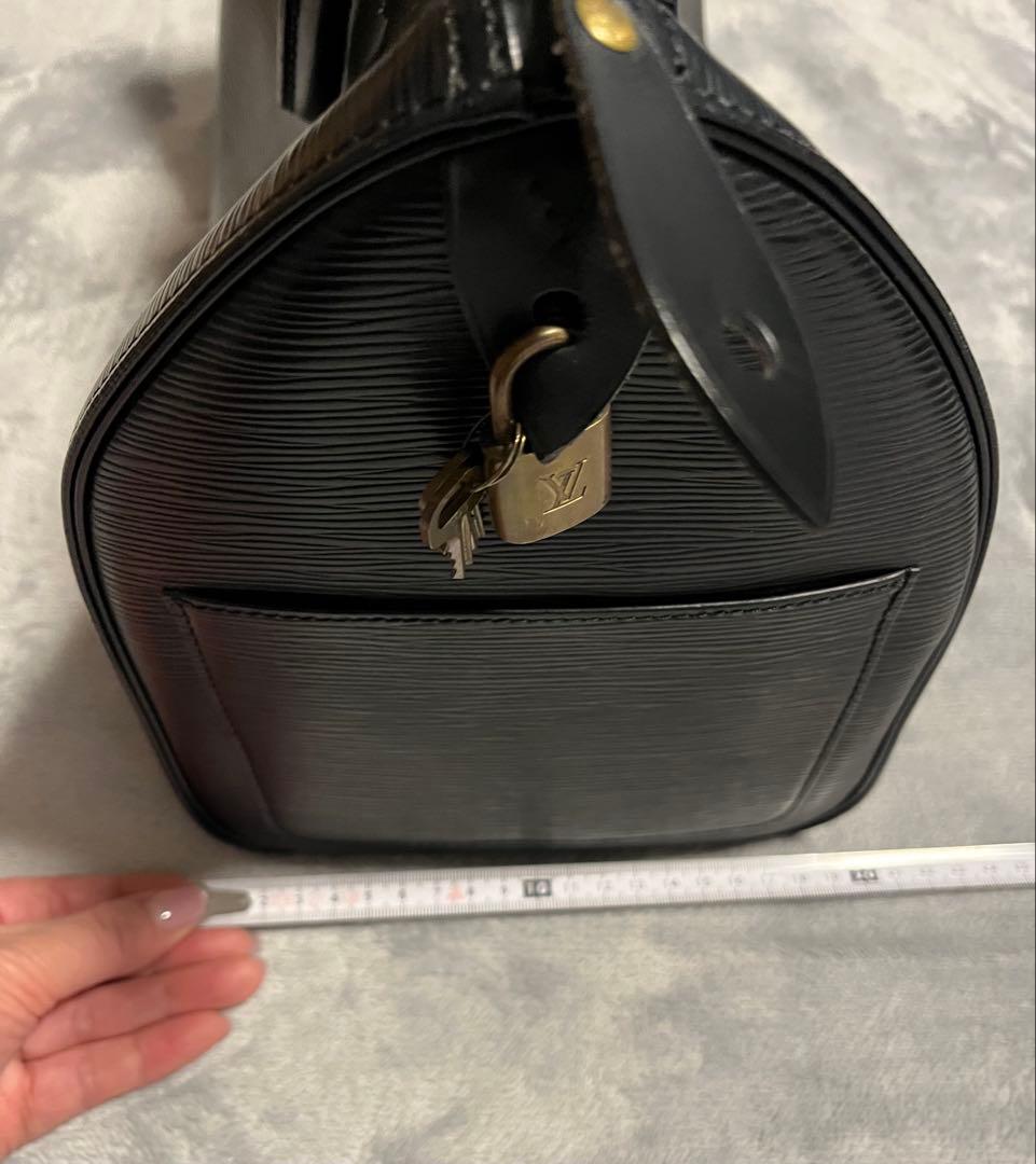 LOUIS VUITTON エピ スピーディ35 ボストンバッグ レザーブラック