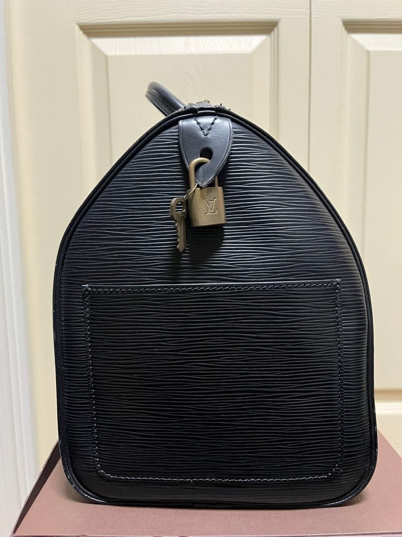 LOUIS VUITTON エピ スピーディ35 ボストンバッグ レザーブラック
