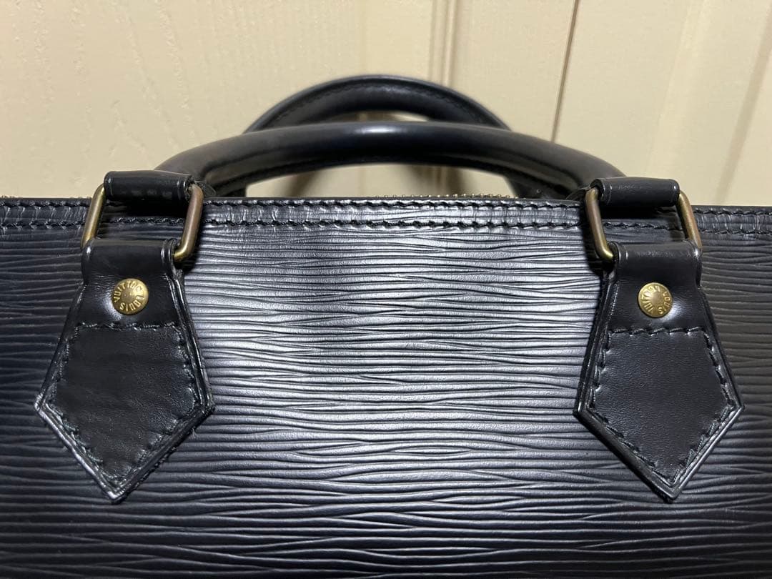 LOUIS VUITTON エピ スピーディ35 ボストンバッグ レザーブラック