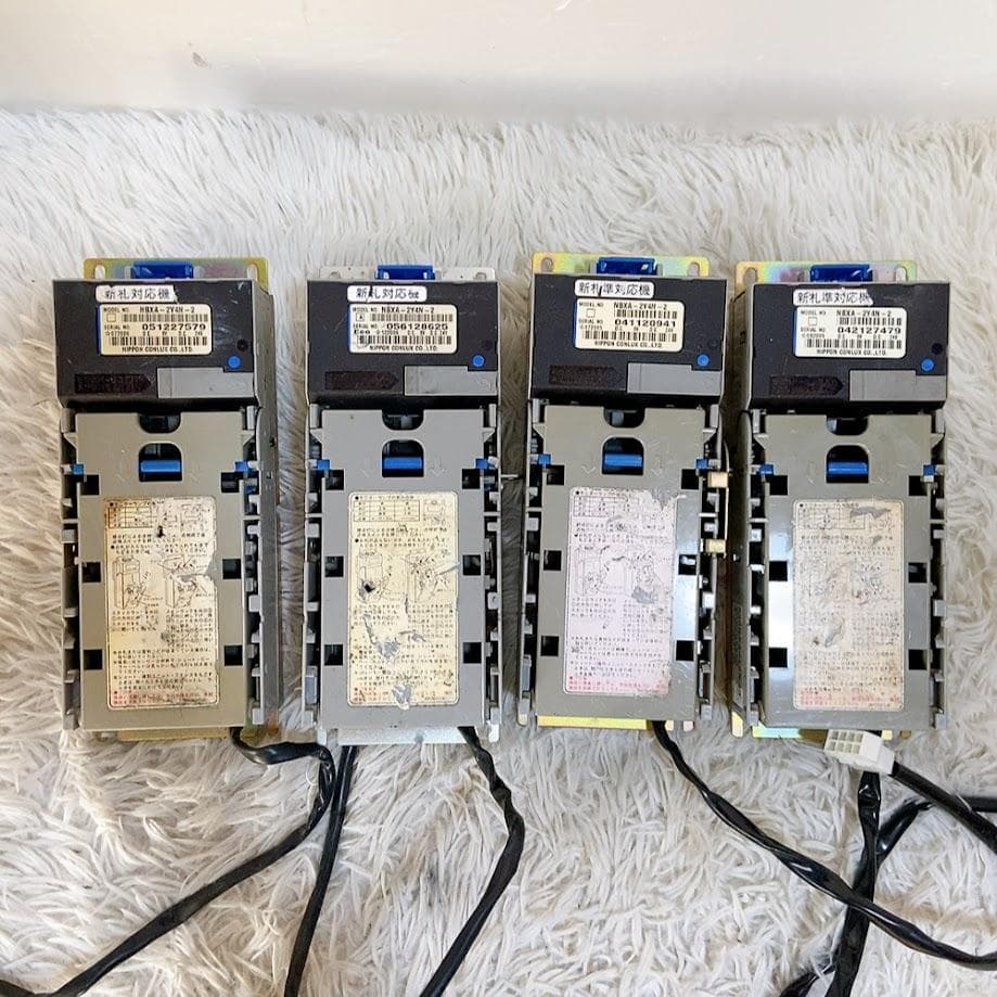 ビルバリ NBXA-2Y4N-2 4台セット 紙幣識別機 日本コンラックス