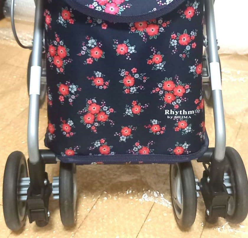 使用少なめ美品・保証書あり★シルバーカー★島製作所 リズムRWC 花柄