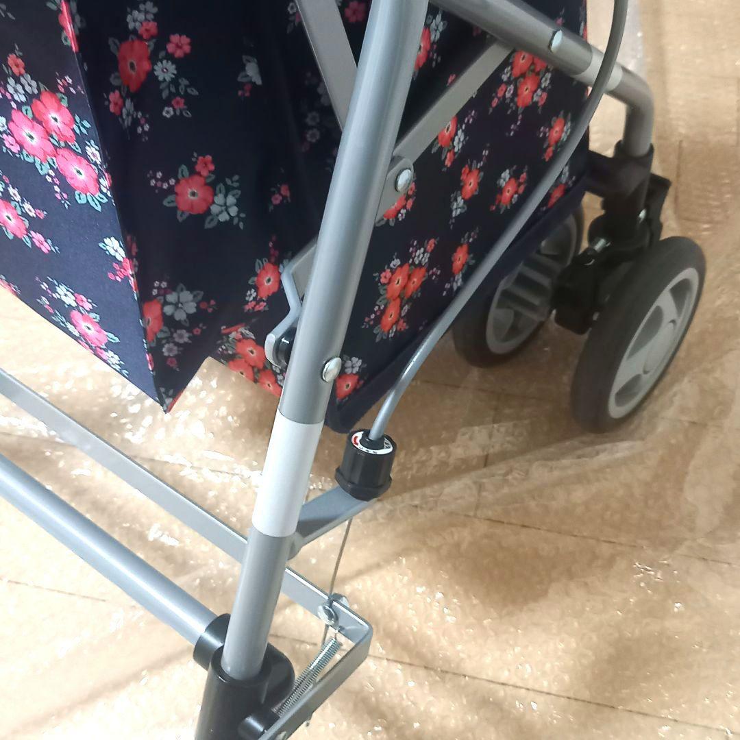 使用少なめ美品・保証書あり★シルバーカー★島製作所 リズムRWC 花柄