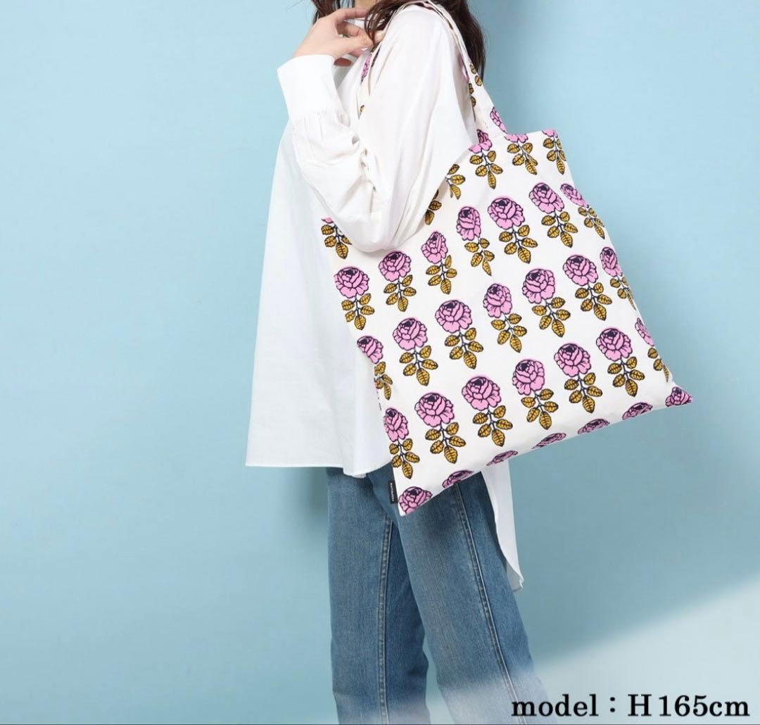 【レア＆新品】marimekko Vihkiruusu トートレッド限定カラー♡